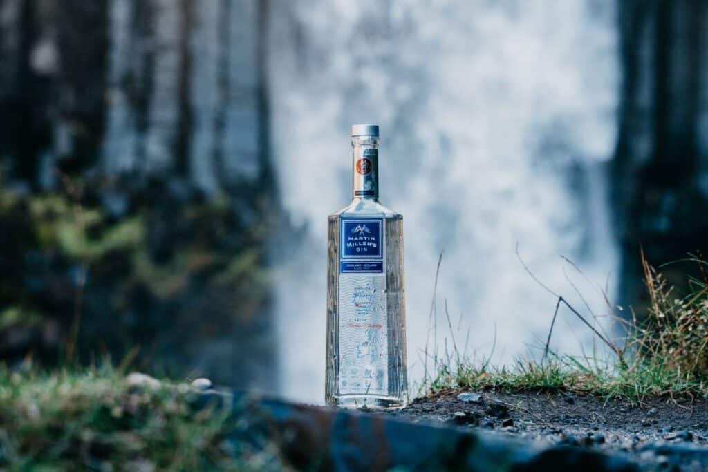 Botella de Martin Miller’s Gin.