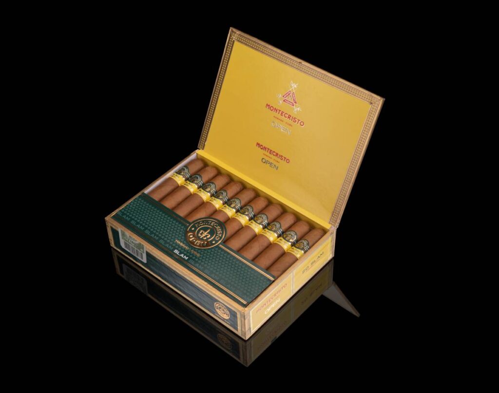 Montecristo lanza Open Slam, la nueva vitola que amplía la emblemática línea Open 3 Vitola Montecristo Open Slam de la Línea Montecristo Open.