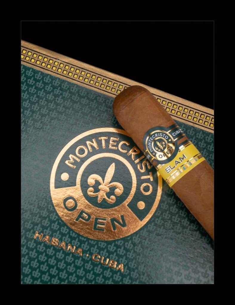 Montecristo lanza Open Slam, la nueva vitola que amplía la emblemática línea Open 2 Vitola Montecristo Open Slam de la Línea Montecristo Open.