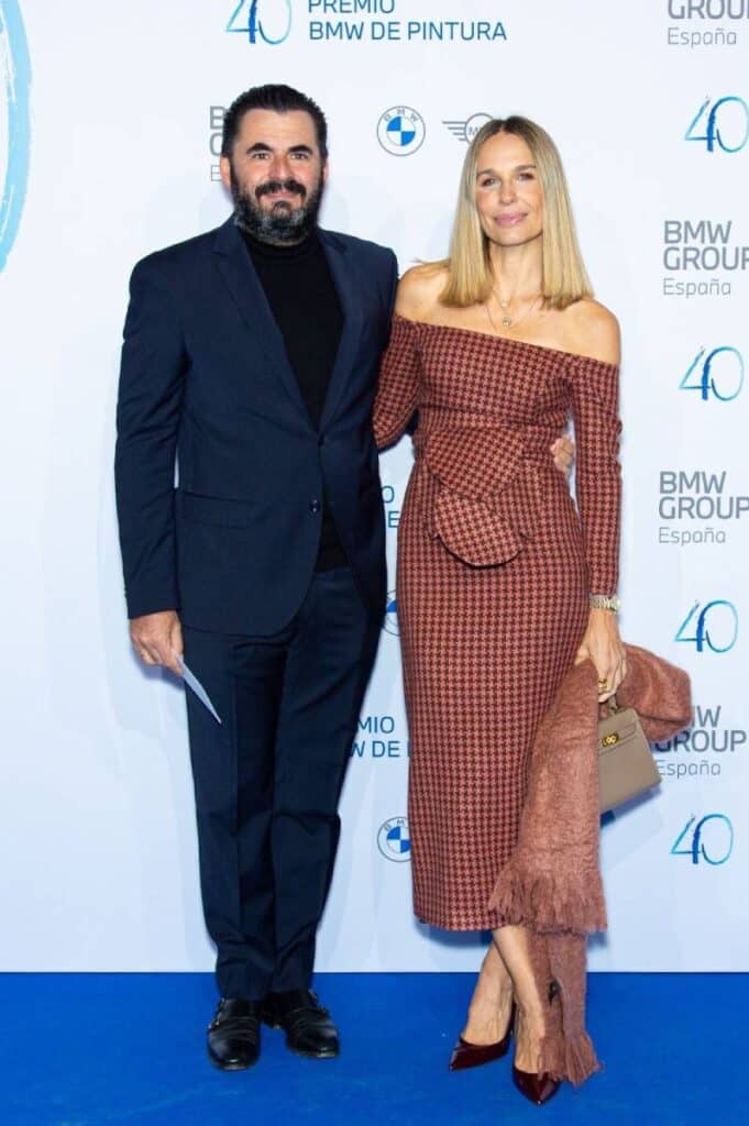 Carola Baletzena y Emiliano Suárez en la 40ª edición del Premio BMW de Pintura.