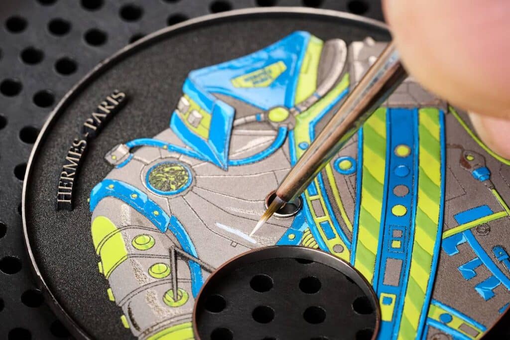 Hermès fusiona arte y precisión en el nuevo Slim d’Hermès Néo Brandebourgs 3 Slim d’Hermès Néo Brandebourgs de Hermès.