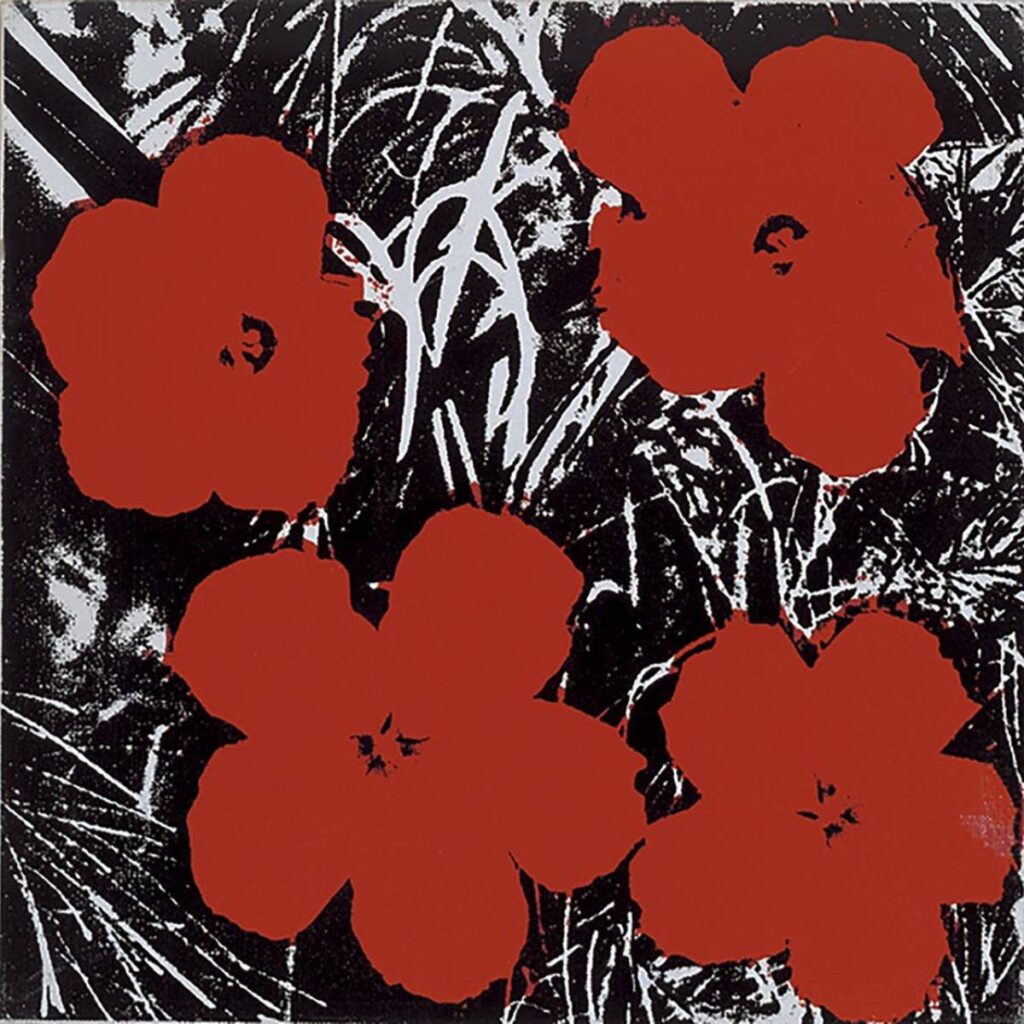 Pañuelo diseño de Warhol de la Tienda Thyssen.