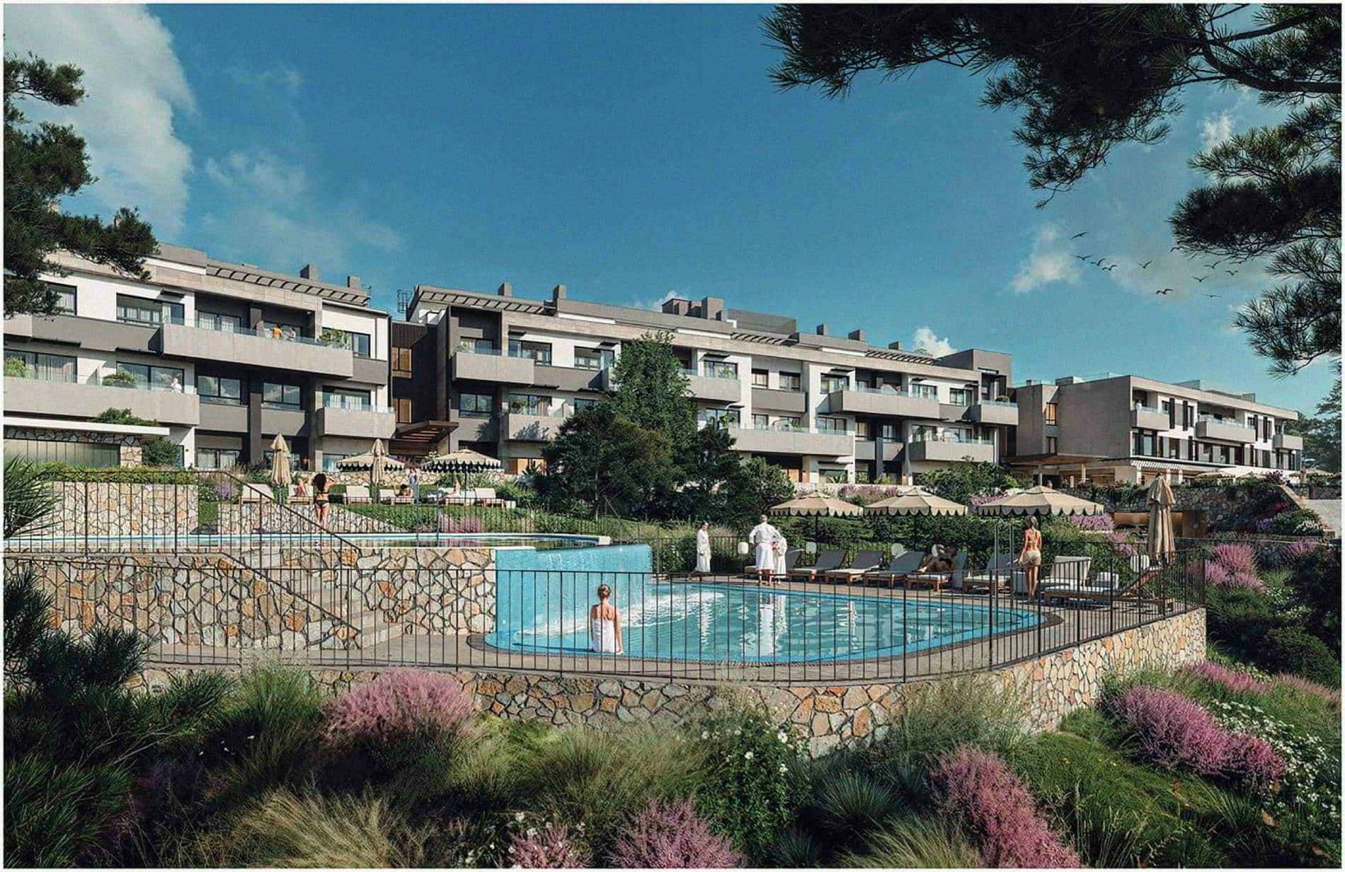 Exterior de Cando, con piscina privada, en la zona de La Moraleja.