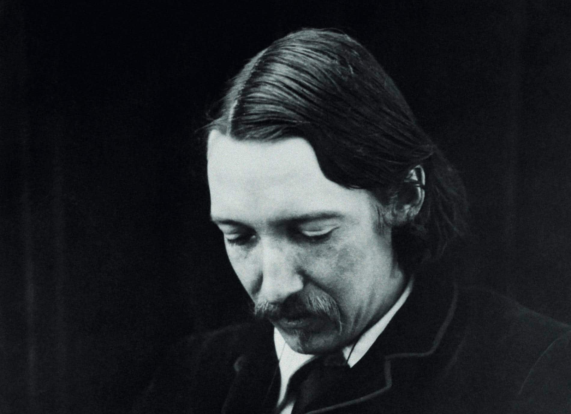 Retrato del escritor Robert Louis Stevenson.