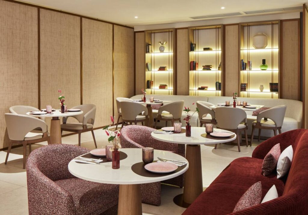 Restaurante del Madrid Marriott Hotel Princesa Plaza.