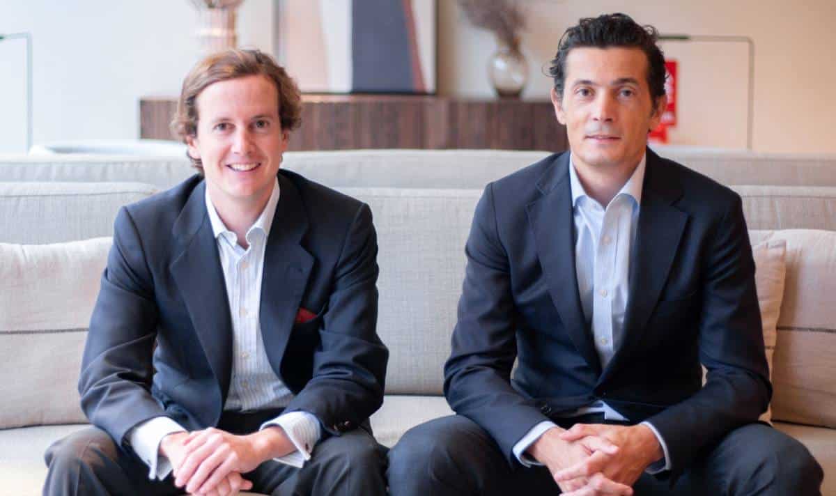 A la izquierda, el responsable de Desarrollo de Negocio y Relación con Inversores de Nartex Capital; a la derecha, el director de Inversiones (CIO) de Nartex Capital, Tomás Maraver.