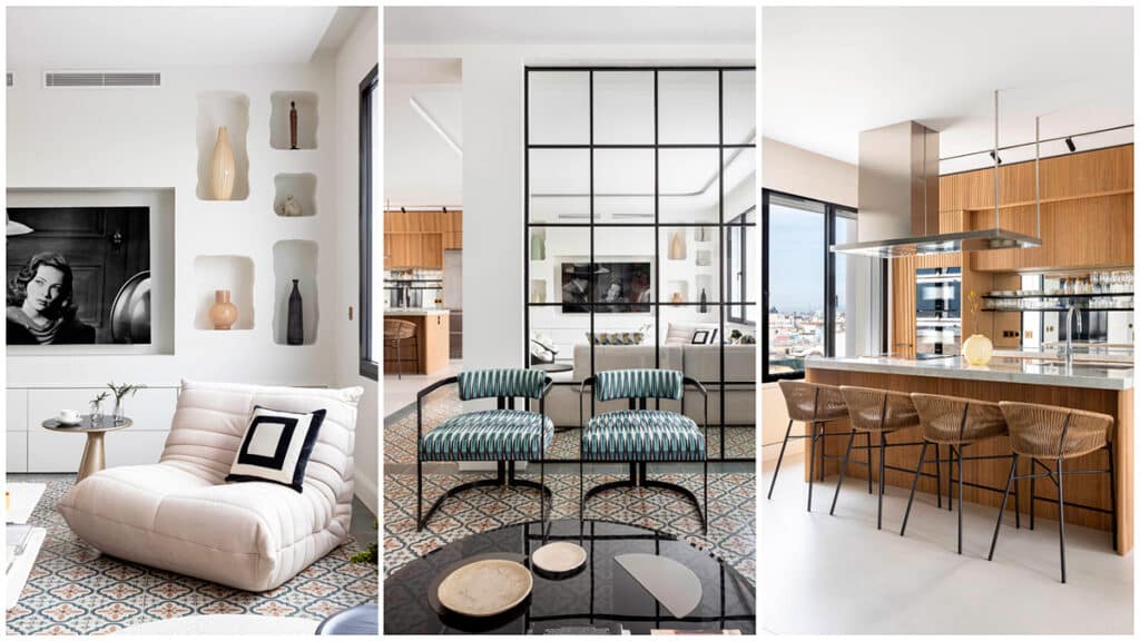 Cuatro hogares que redefinen el lujo y la serenidad urbana 2 Ático en el barrio de Salamanca de Madrid.