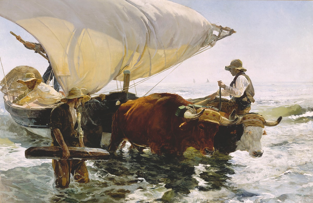 Joaquín Sorolla. La vuelta de la pesca Valencia, verano 1894 Óleo sobre lienzo, 265 x 403,5 cm París, Musée d’Orsay