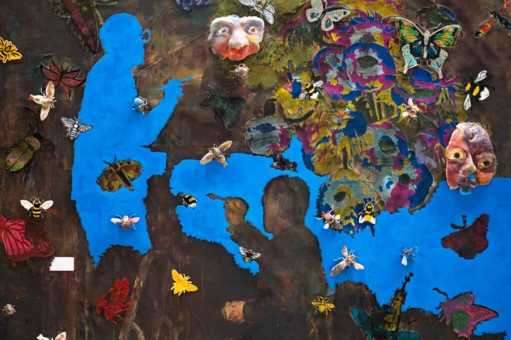 Detalle de la exposición 'Noches y días', de José María Sicilia.