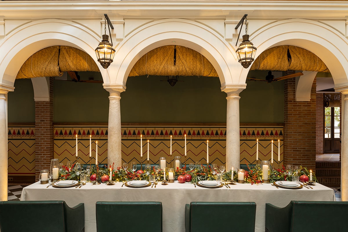 Navidad en el hotel Palacio Solecio de Málaga.