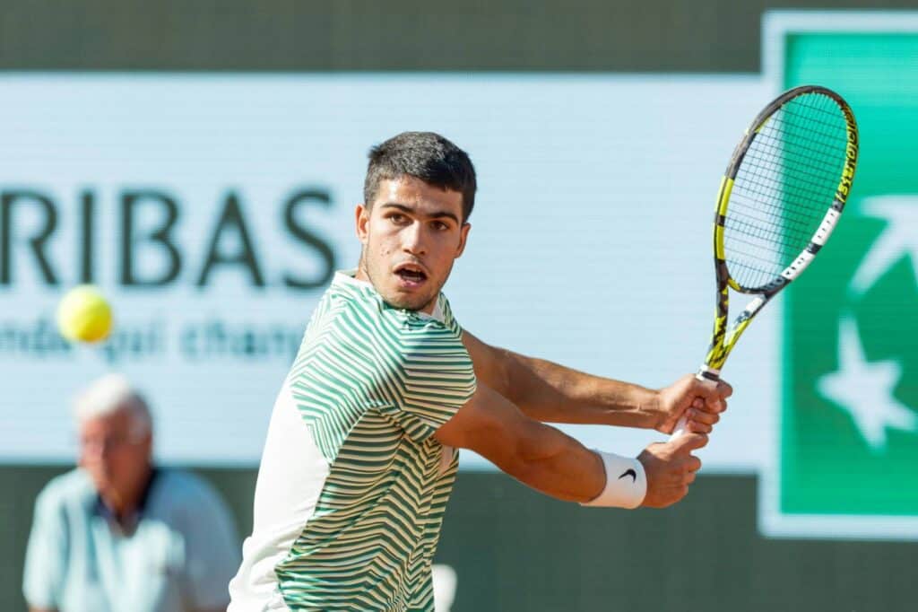 El tenista Carlos Alcaraz.