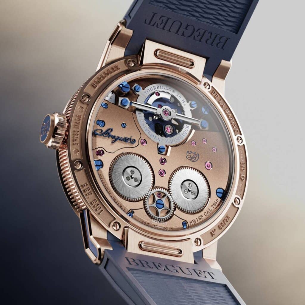 Breguet inaugura su colección ‘Expérimentale’ con un revolucionario tourbillon magnético de 10 Hz 2 Reloj Expérimentale 1 de Breguet.