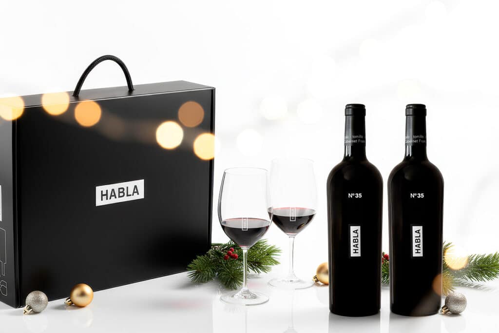 Pack navideño de Bodegas HABLA.
