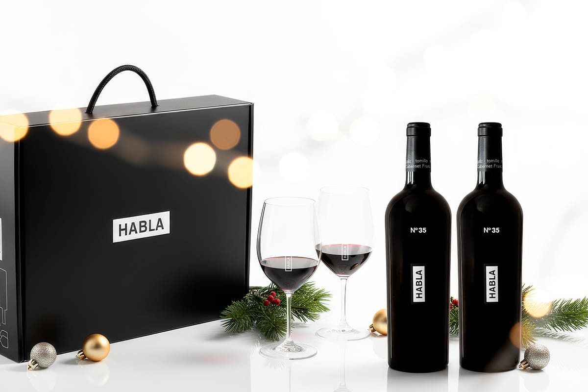 Pack navideño de Bodegas HABLA.