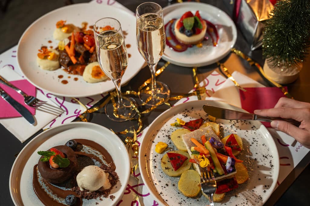 Nochevieja en Moxy Barcelona.