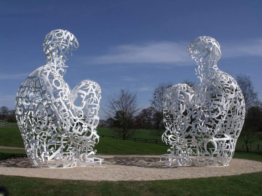Escultura 'Spiegel', Jaume Plensa, 2010.