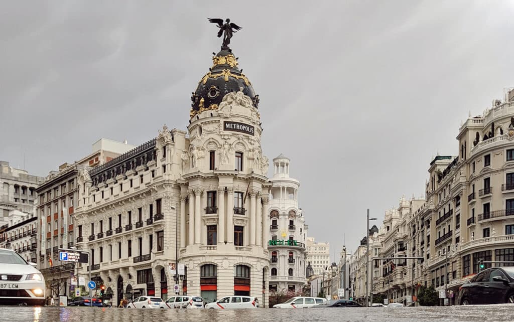 Edificio Metrópolis de Madrid.
