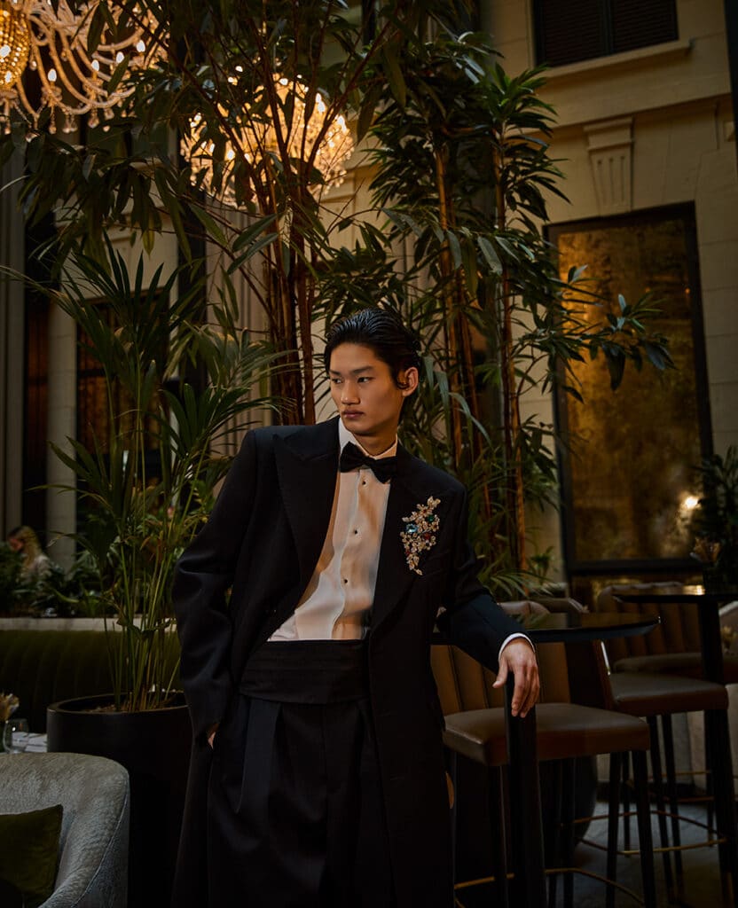 Moda masculina Navidad 2025.