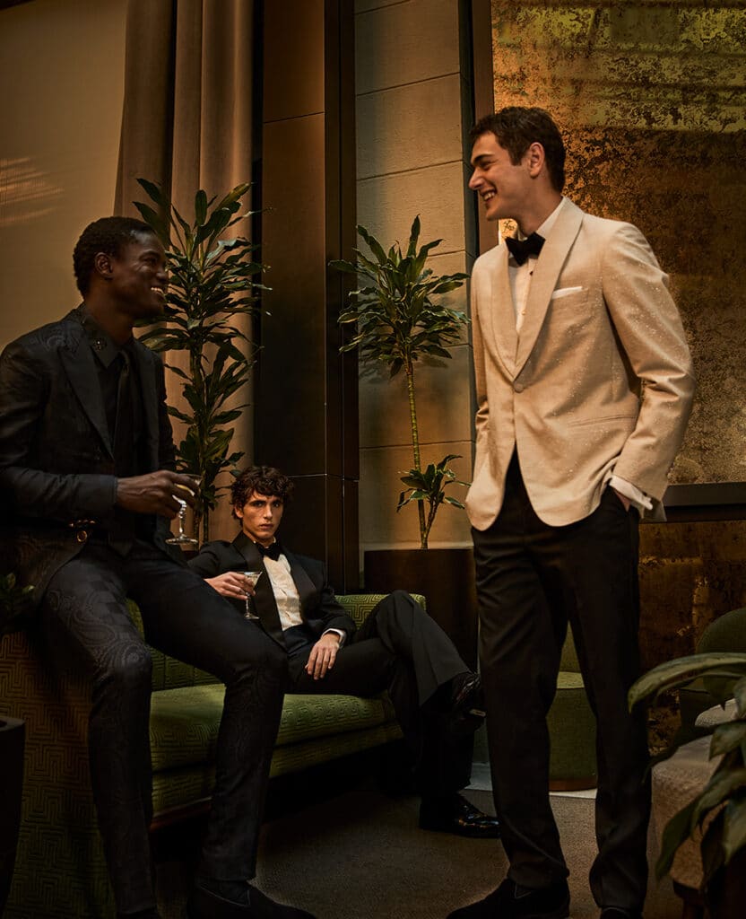 Moda masculina Navidad 2025.