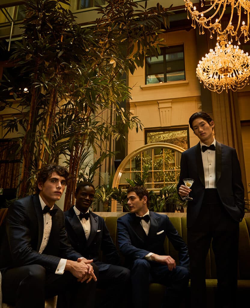 Moda masculina Navidad 2025.