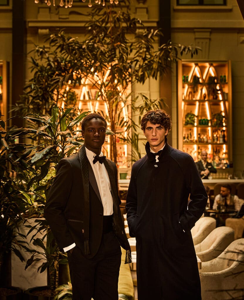 Moda masculina Navidad 2025.