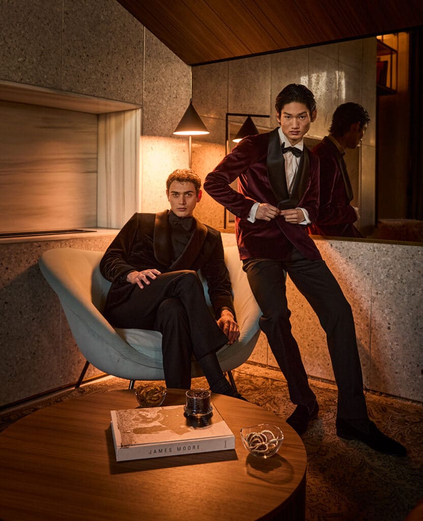 Moda masculina Navidad 2025.