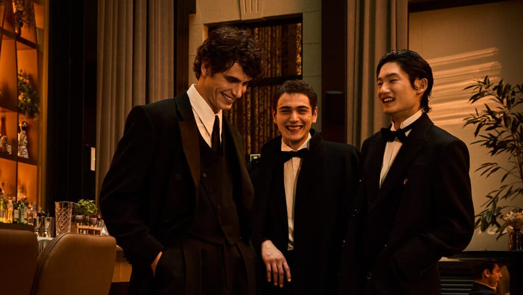 Moda masculina Navidad 2025.