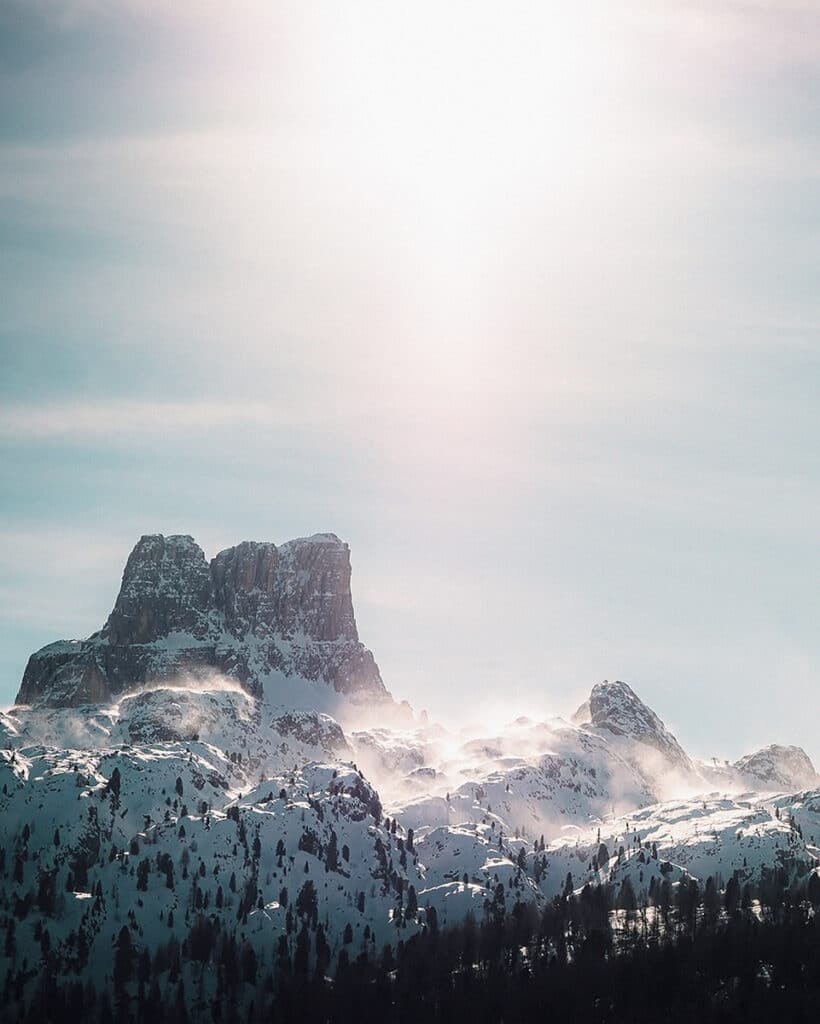 El pico Averau en las Cumbres de la localidad de Cortina D’Ampezzo.