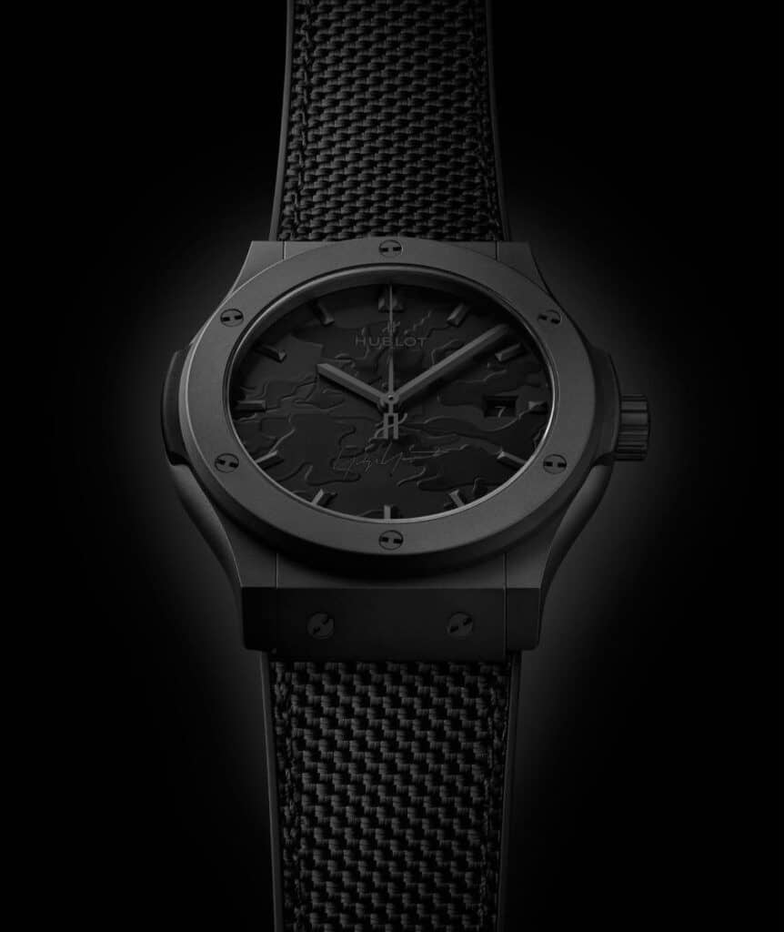 Hublot y Yohji Yamamoto presentan una nueva edición All Black en el Classic Fusion 2 Classic Fusion Yohji Yamamoto All Black Camo de Hublot.