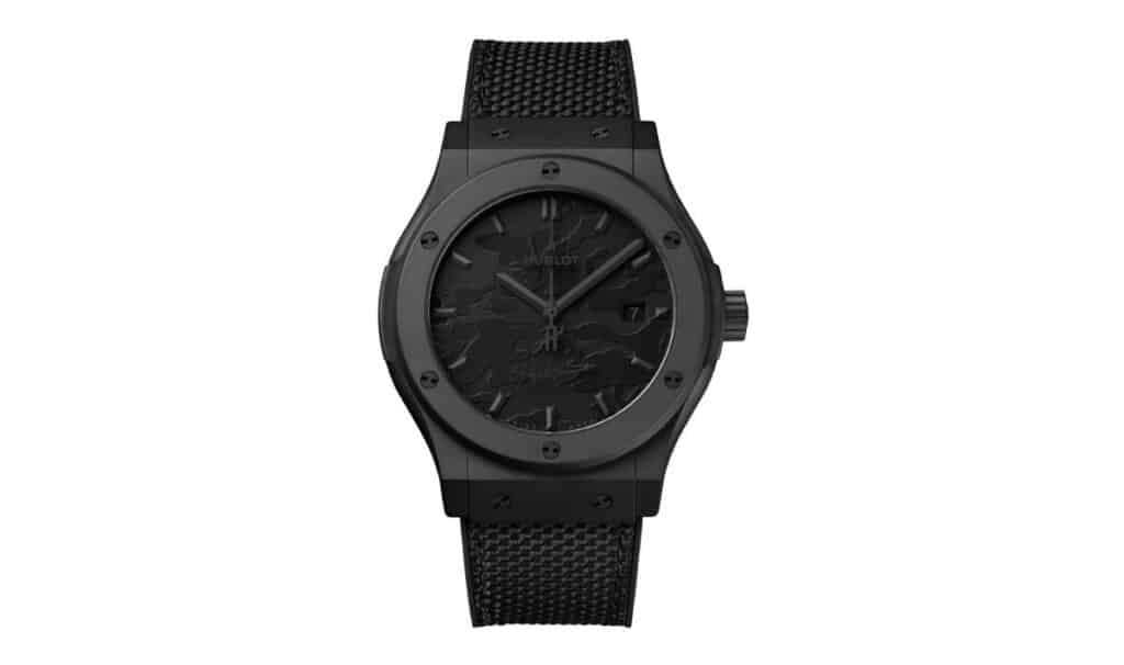 Classic Fusion Yohji Yamamoto All Black Camo de Hublot.