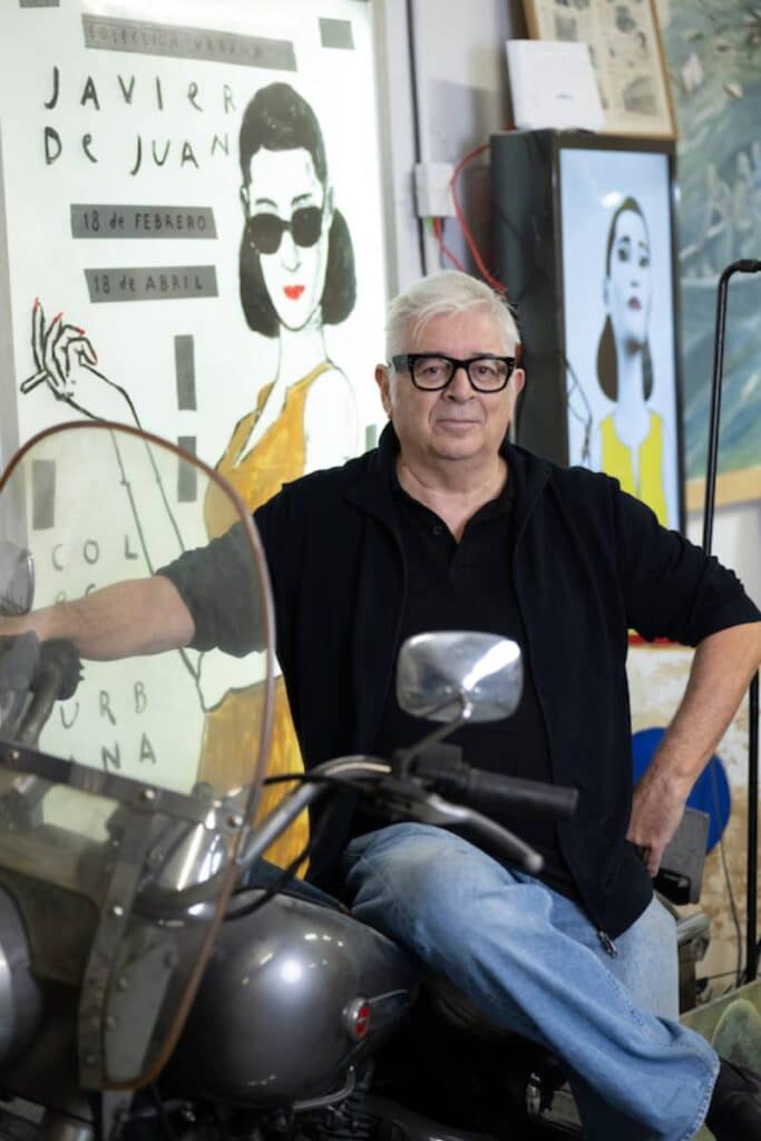 El artista madrileño Javier de Juan.