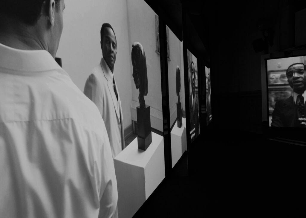 4. Imagen de la instalacion Once Again. Statues Never Die en el Museo Lazaro Galdiano. Foto Santiago Herranz