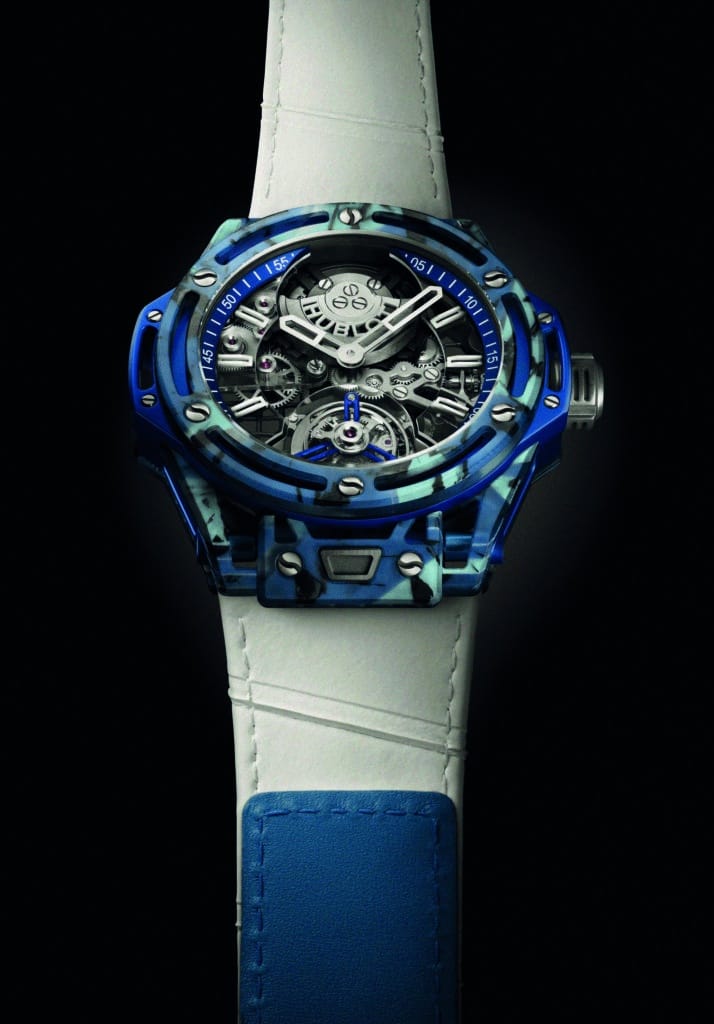 Una cita con las primeras grandes novedades de la temporada 3 HUBLOT BIG BANG TOURBILLON NOVAK DJOKOVIC GOAT EDITION BLUE 3
