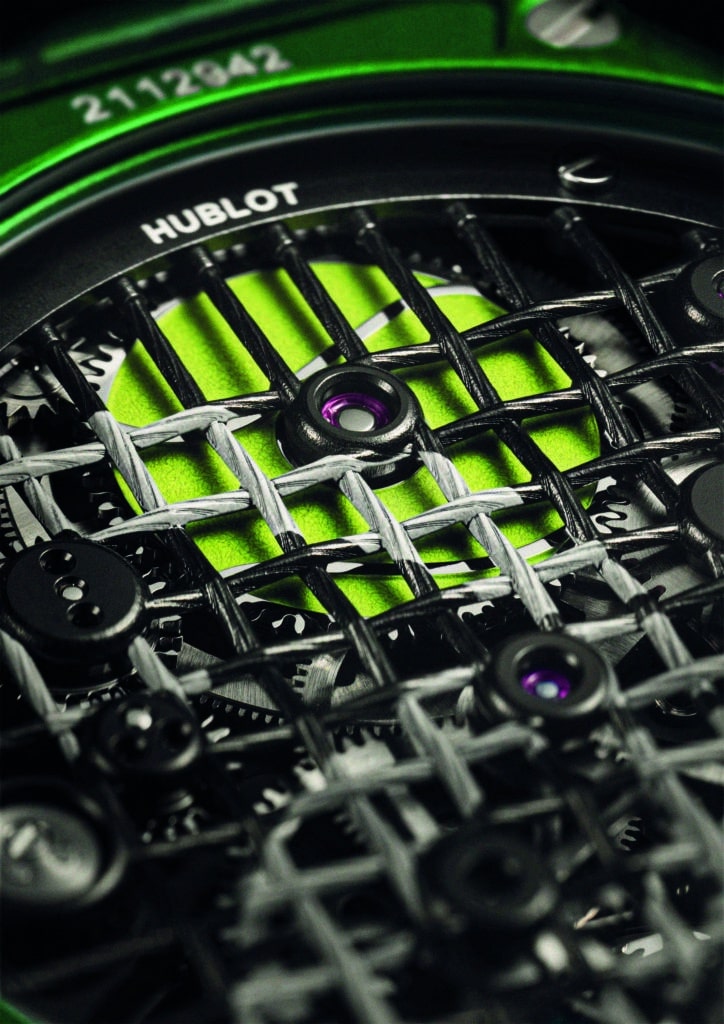 HUBLOT BIG BANG TOURBILLON NOVAK DJOKOVIC GOAT EDITION GREEN 7