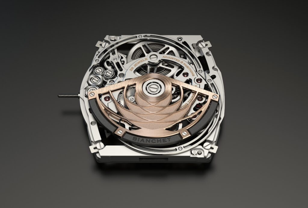 UltraFino Maserati: precisión extrema, elegancia sin concesiones 6 7. Calibre Bianchet UT01