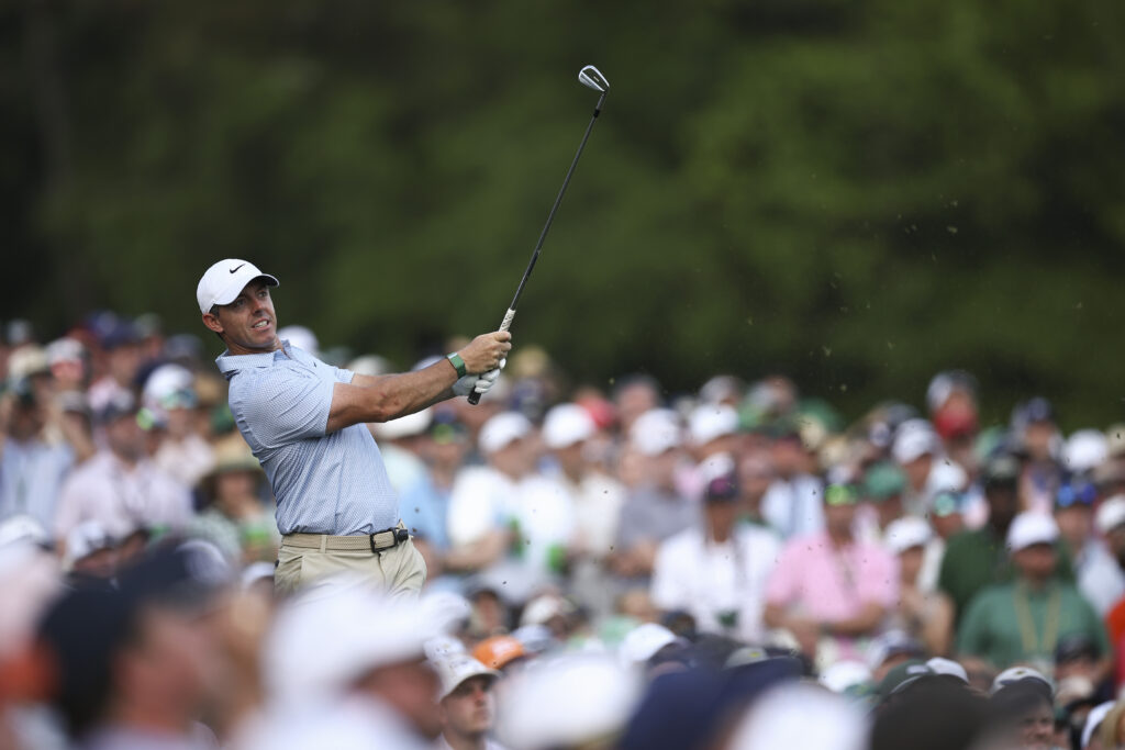 OMEGA Rory McIlroy The Masters at Augusta 2026 GettyImages 2271037449