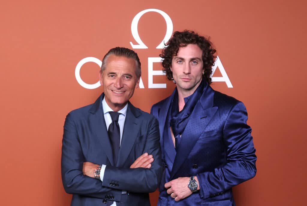 OMEGA Planet Ocean London Event Raynald Aeschlimann Aaron Taylor Johnson