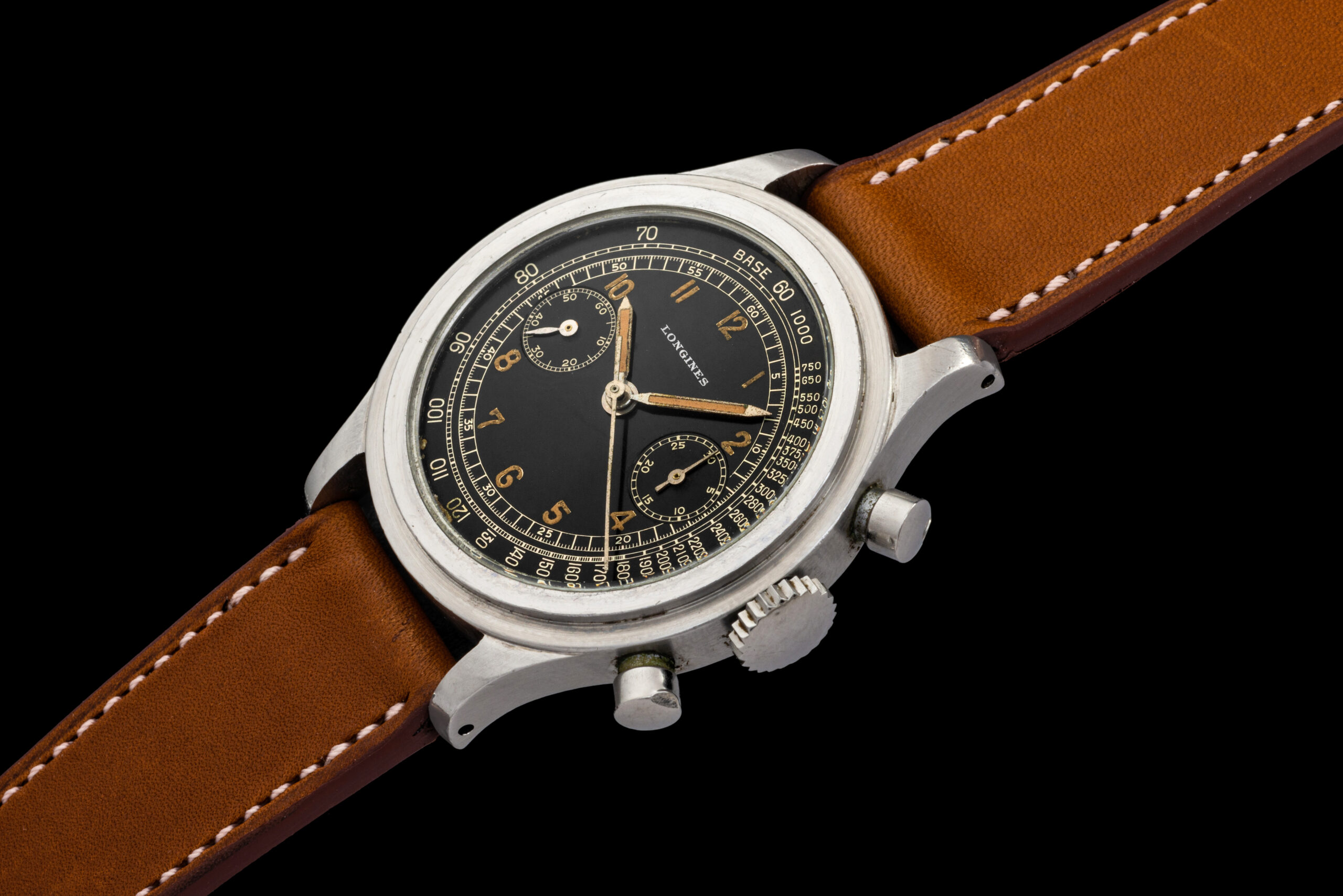 Longines Flyback Chronograph Tre Tacche ref 4974 scaled