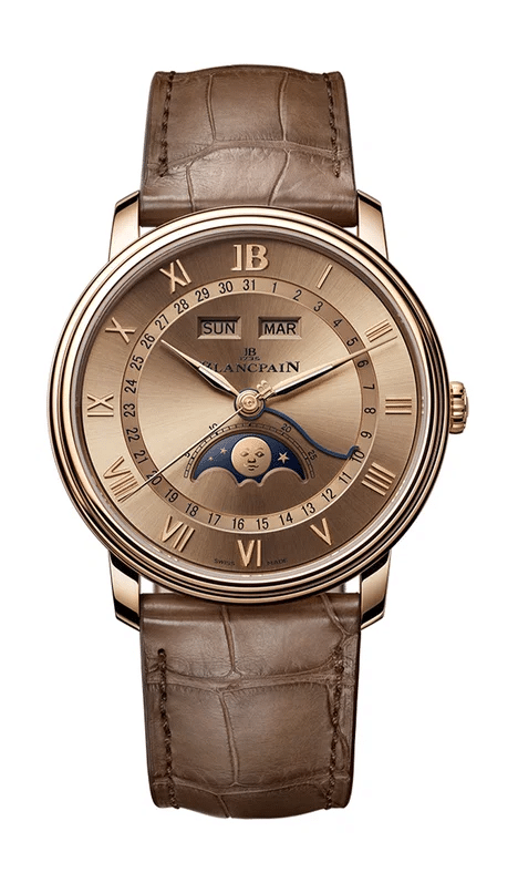 blancpain villeret quantieme complet phases de lune 40 6654n 3646 55b
