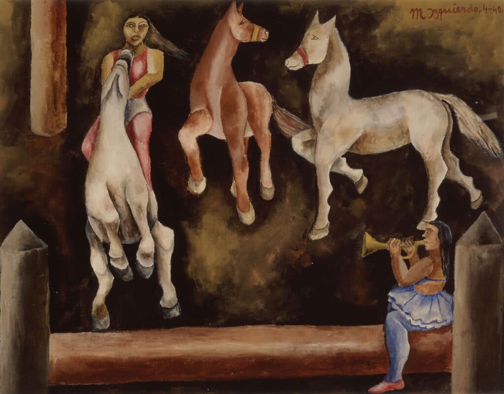 7. Maria Izquierdo. Escena de circo