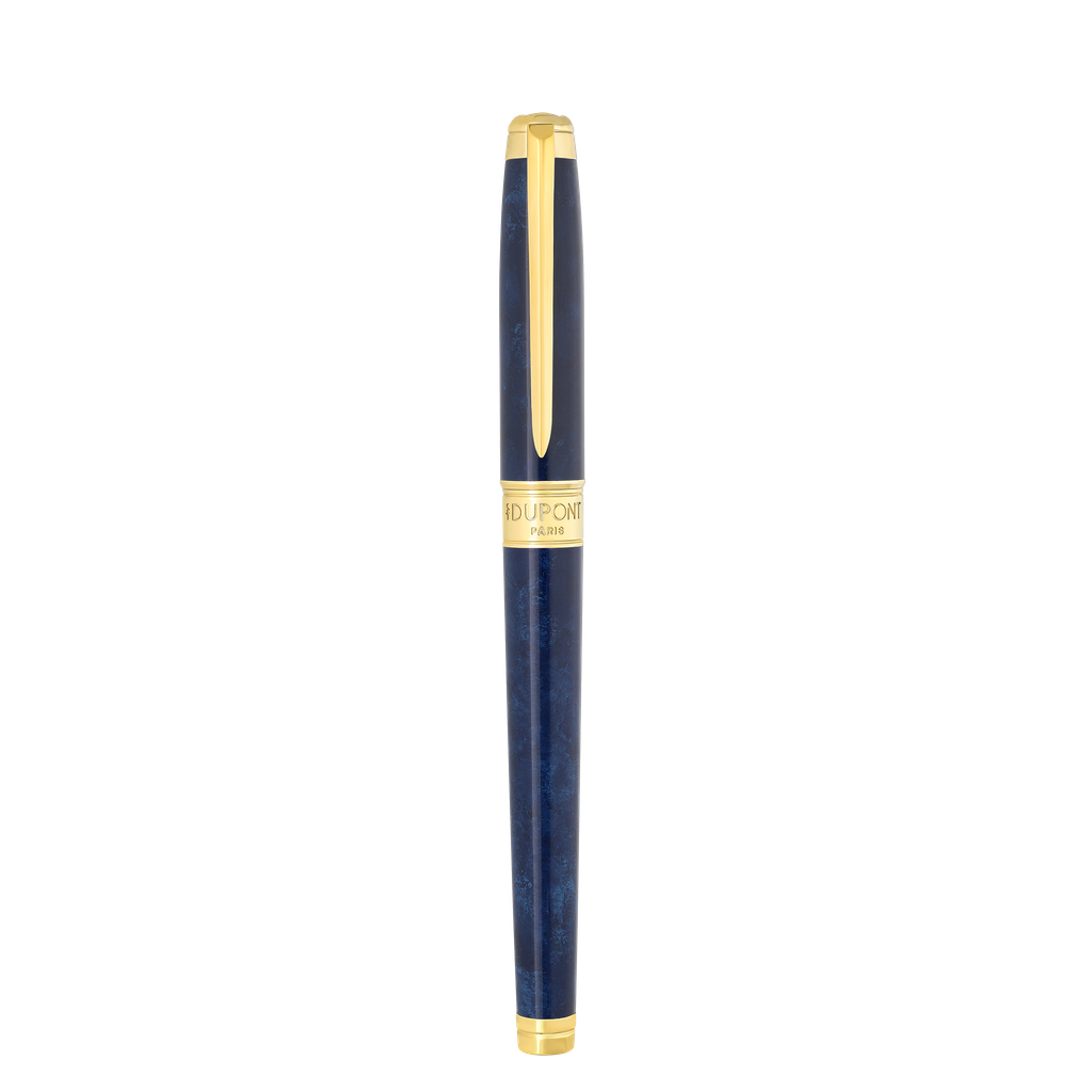 Estilografica Azul y Oro Amarillo Linea D Eternity Popote 1765 euros