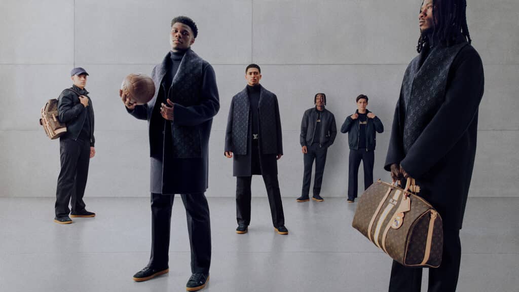 Key visual Carlos Espi Aurelien Tchouameni Jude Bellingham Yan Diomande Arda Guler Eduardo Camavingha Louis Vuitton