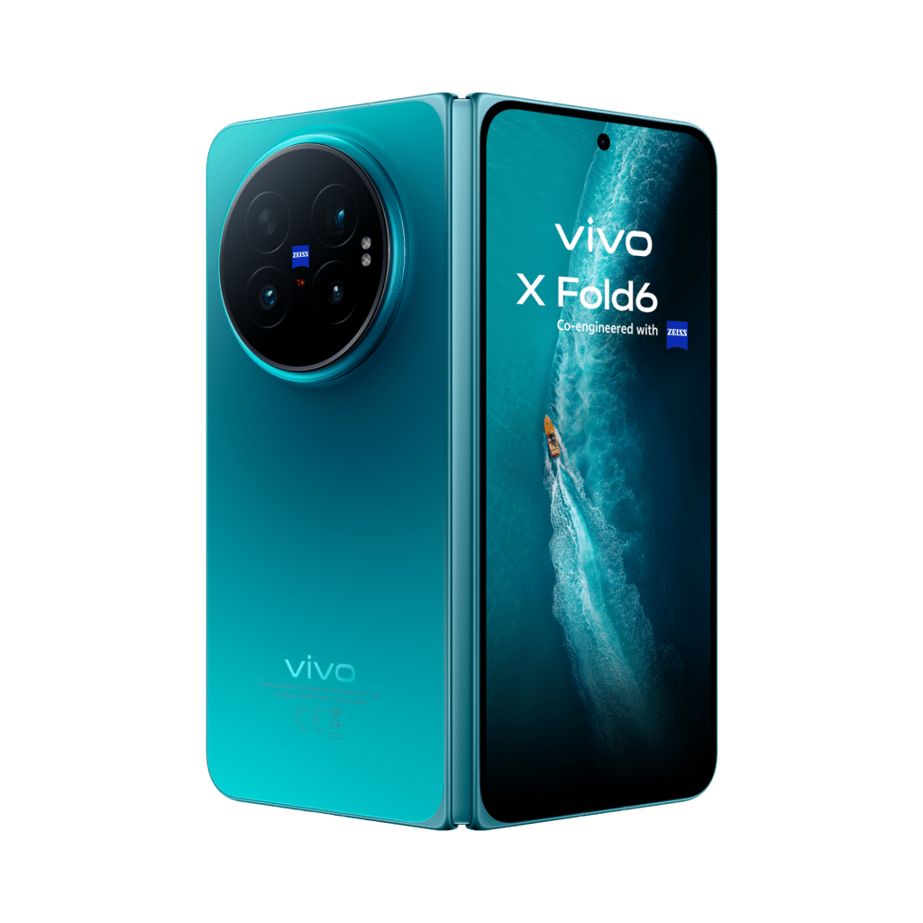 vivo X fOLD6 Blue Half Open Back